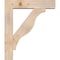 Ekena Millwork Funston Block Smooth Bracket w/ Offset Brace, Douglas Fir, 7 1/2"W x 34"D x 40"H BKT0806X34X40FST05SDF - alternate 2